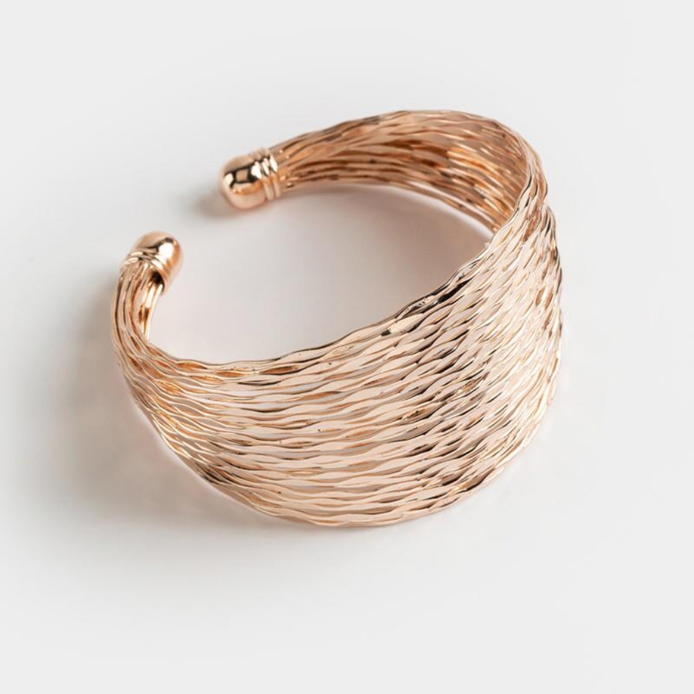 Rose Gold/Brass Multi Wire Cuff